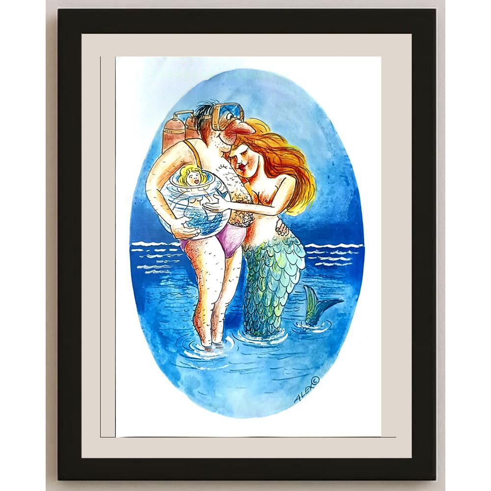 Aurel Stefan Alexandrescu 29x21cm Orijinal Karikatür BOD06145