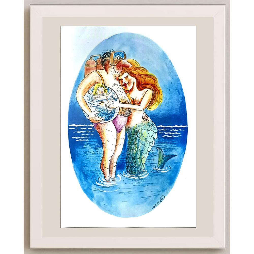 Aurel Stefan Alexandrescu 29x21cm Orijinal Karikatür BOD06145