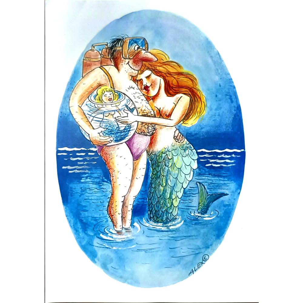 Aurel Stefan Alexandrescu 29x21cm Orijinal Karikatür BOD06145