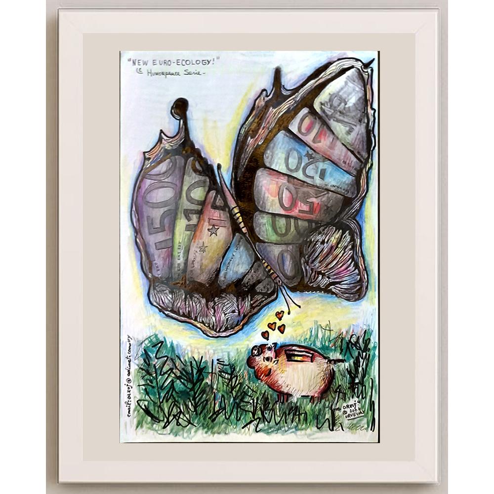 Raquel Orzuj 29x21cm Orijinal Karikatür BOD06148