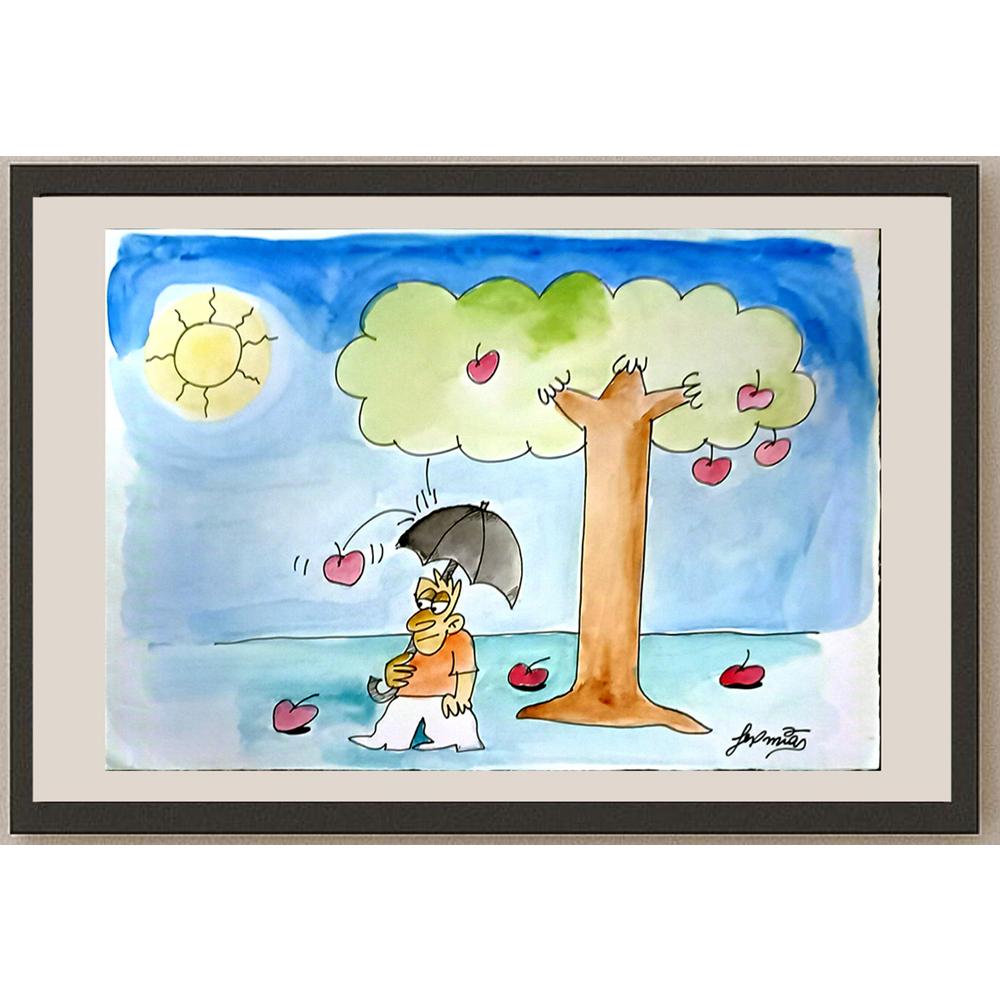 Jeremias Sousa Castro 29x21cm Orijinal Karikatür BOD06149