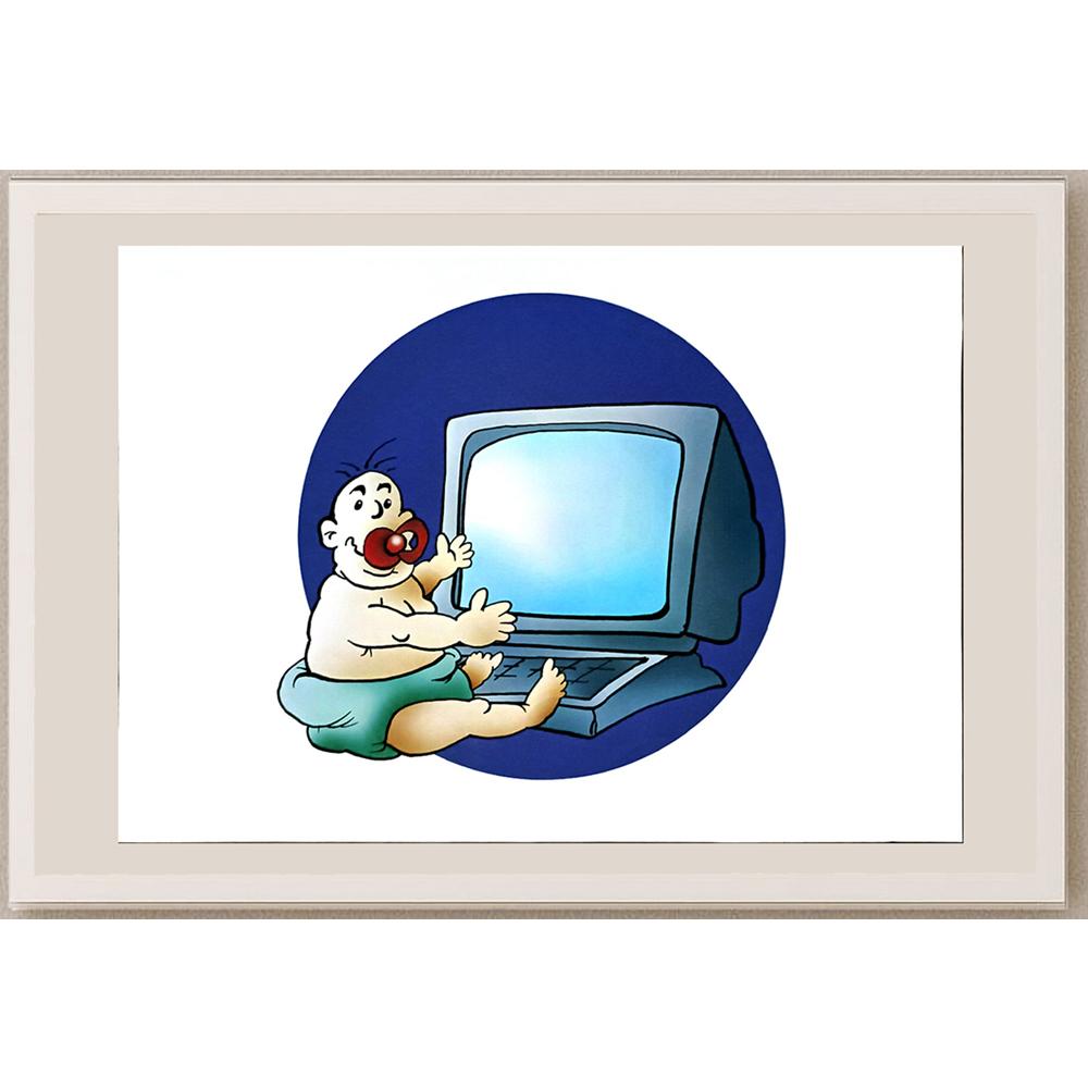 Nikola Otas 29x21cm Orijinal Karikatür BOD06161