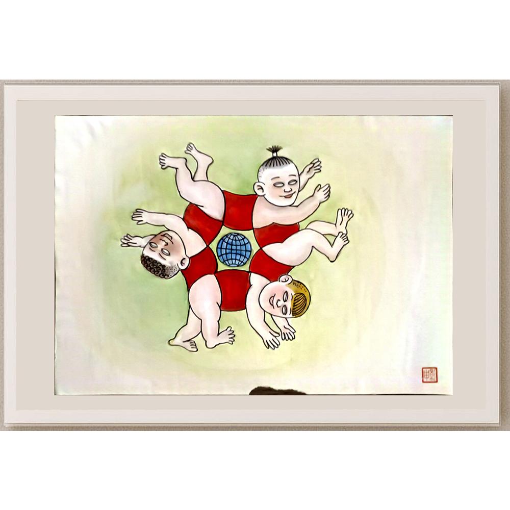 Sun Shen Ying 29x21cm Orijinal Karikatür BOD06163