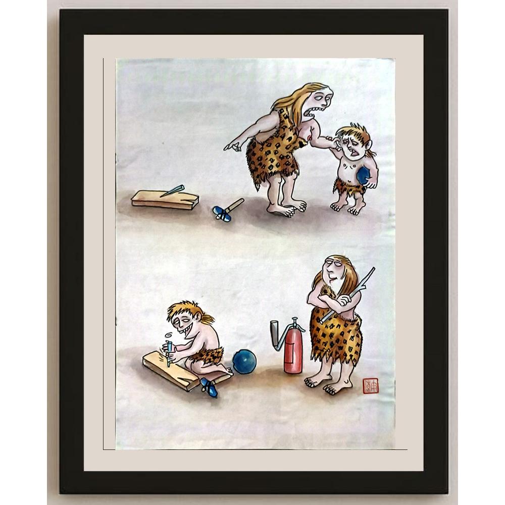 Sun Shen Ying 29x21cm Orijinal Karikatür BOD06167