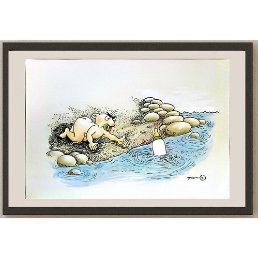 Damir Novak 29x21cm Orijinal Karikatür BOD06172