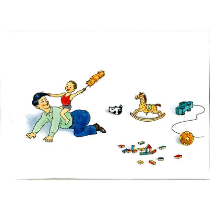 Lu Guo Hong 31x22cm Orijinal Karikatür BOD06175