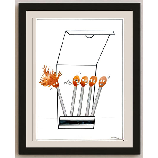 Tawan Chuntra 29x21cm Orijinal Karikatür BOD06176