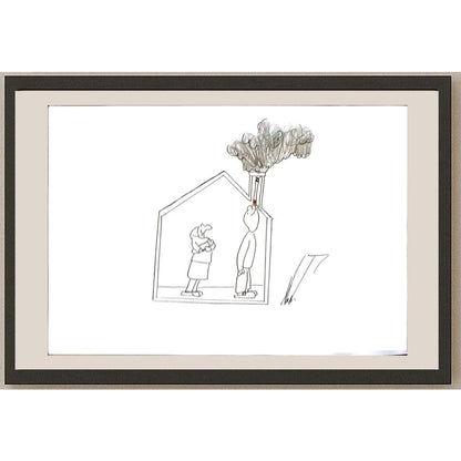 Alperen Toksöz 29x21cm Orijinal Karikatür BOD06177