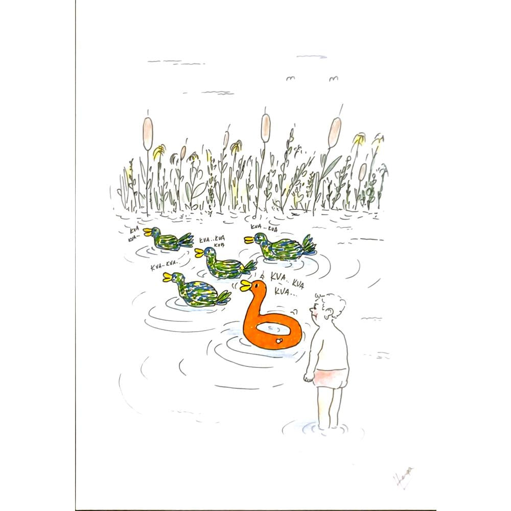 Borislav Hegedusic 29x21cm Orijinal Karikatür BOD06179