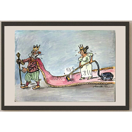 Leonte Nastase 29x21cm Orijinal Karikatür BOD06190