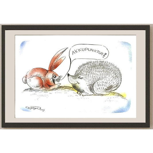 Wolfgang Schlegel 29x21cm Orijinal Karikatür BOD06198