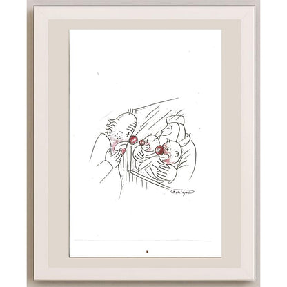 Wolfgang Schlegel 29x21cm Orijinal Karikatür BOD06203