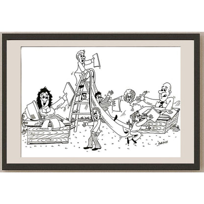 Branko Zupanic 29x21cm Orijinal Karikatür BOD06205