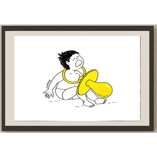 Lubomir Kotrha 29x21cm Orijinal Karikatür BOD06213
