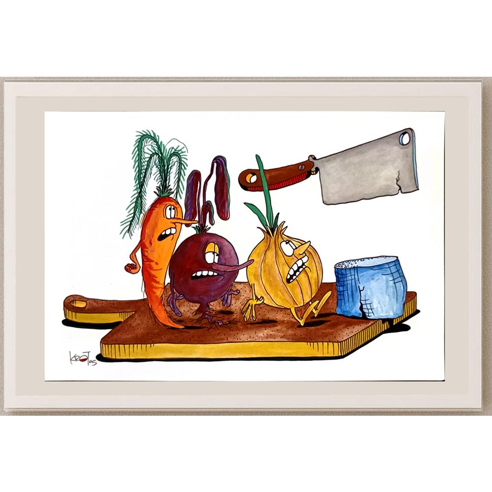 Tadeusz Krotos 29x21cm Orijinal Karikatür BOD06226