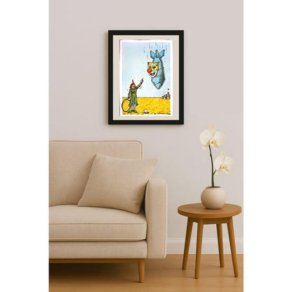 Porumbita Mihaita 29x21cm Orijinal Karikatür BOD06227