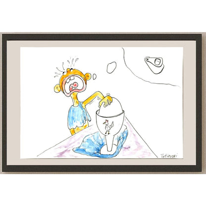 Michael Tetievski 29x21cm Orijinal Karikatür BOD06230