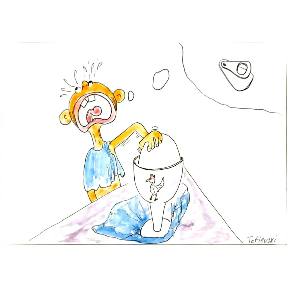 Michael Tetievski 29x21cm Orijinal Karikatür BOD06230