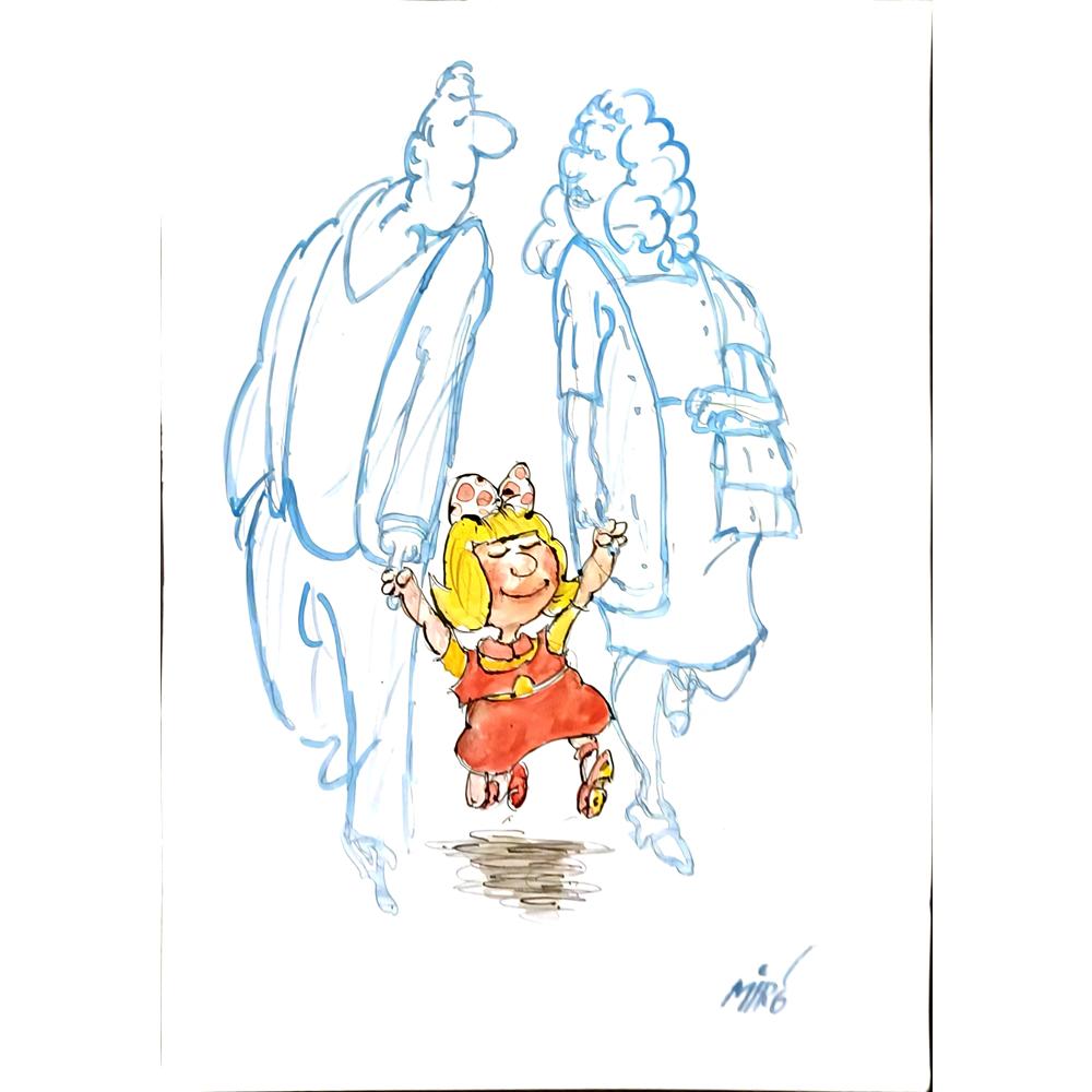 Georgijevski Miroslav 29x21cm Orijinal Karikatür BOD06235
