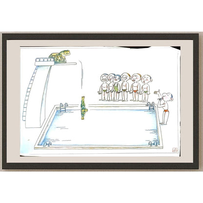 Bai Shi Lin 29x21cm Orijinal Karikatür BOD06237