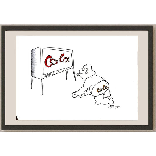 Marian Lupu 29x21cm Orijinal Karikatür BOD06239