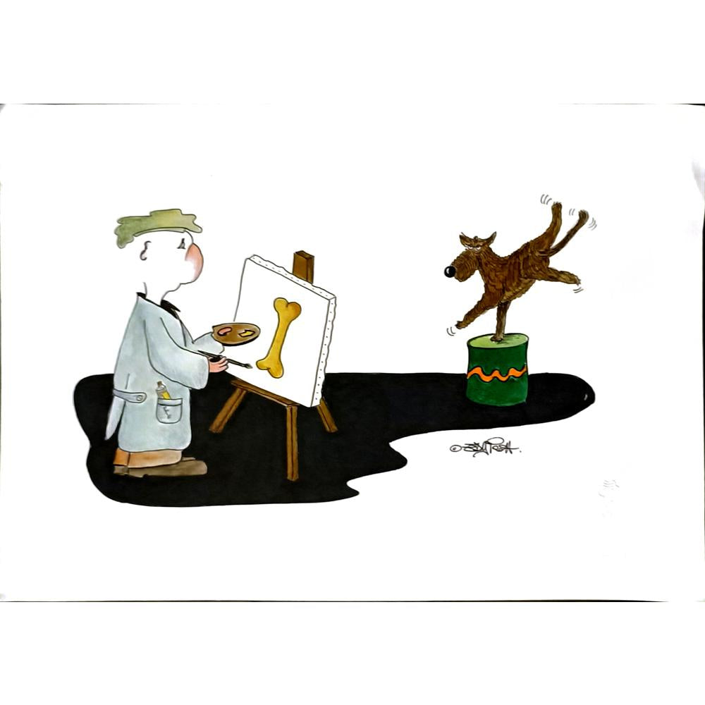 Pierpaola Perazzolli 29x21cm Orijinal Karikatür BOD06241