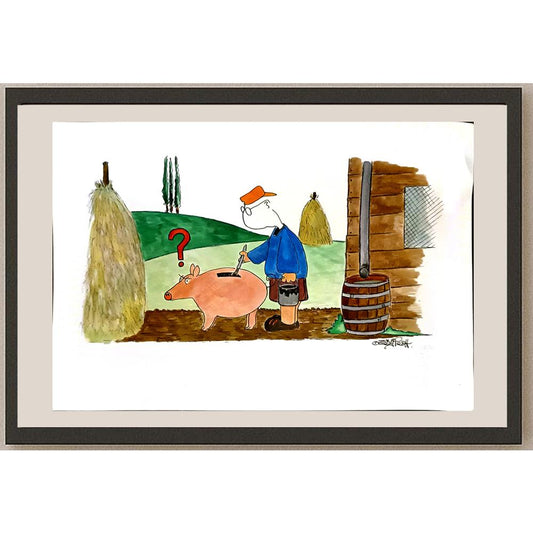 Pierpaola Perazzolli 35x25cm Orijinal Karikatür BOD06242