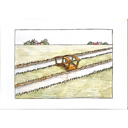 Luc Vernimmen 29x21cm Orijinal Karikatür BOD06250