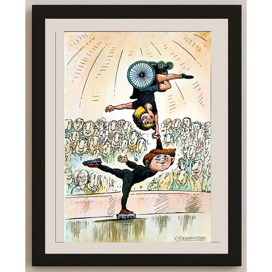 Vladimir Kazanevsky 29x21cm Orijinal Karikatür BOD06252