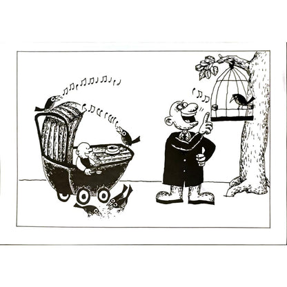 Wei Li 29x21cm Orijinal Karikatür BOD06259