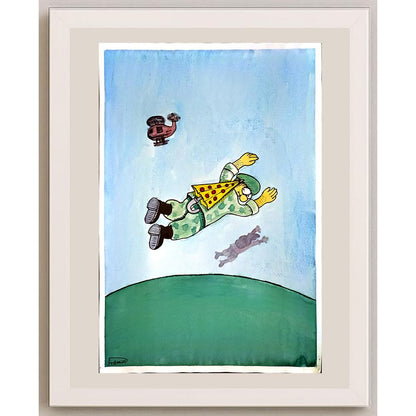 Ramin Rezaie 29x21cm Orijinal Karikatür BOD06261