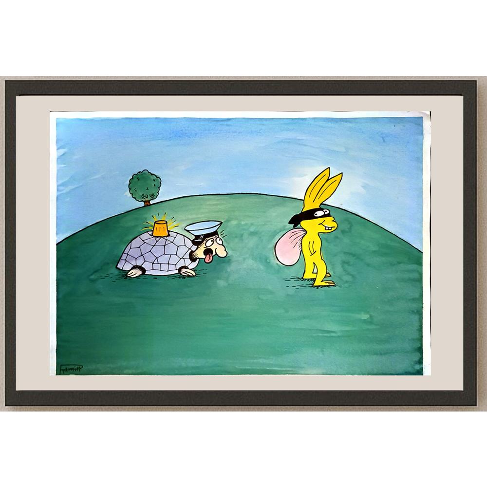 Ramin Rezaie 29x21cm Orijinal Karikatür BOD06262