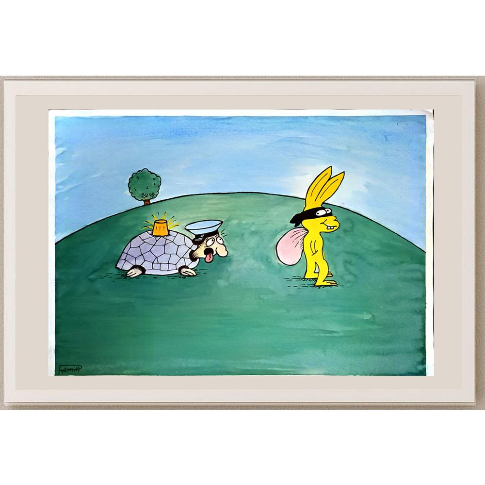 Ramin Rezaie 29x21cm Orijinal Karikatür BOD06262