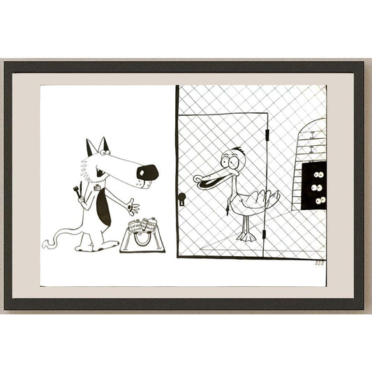 Sarah Shirtcliffe 29x21cm Orijinal Karikatür BOD06268