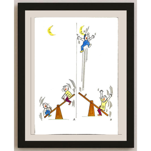 Xiang Liang 29x21cm Orijinal Karikatür BOD06275