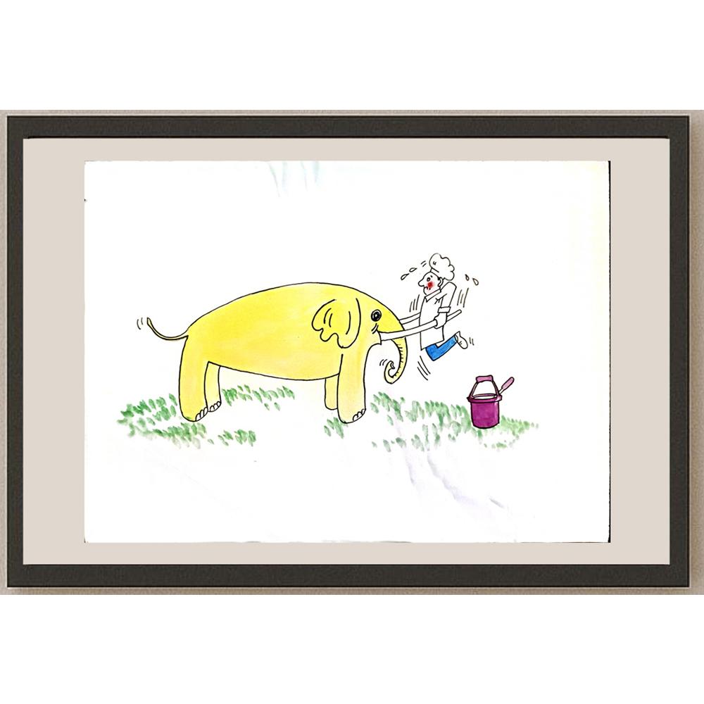 Xiang Liang 29x21cm Orijinal Karikatür BOD06278