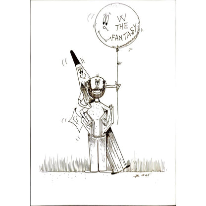 Beppe Battaçlia 29x21cm Orijinal Karikatür BOD06279