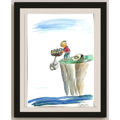 Slobodan Obradovic 29x21cm Orijinal Karikatür BOD06285
