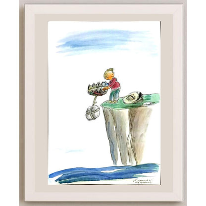 Slobodan Obradovic 29x21cm Orijinal Karikatür BOD06285