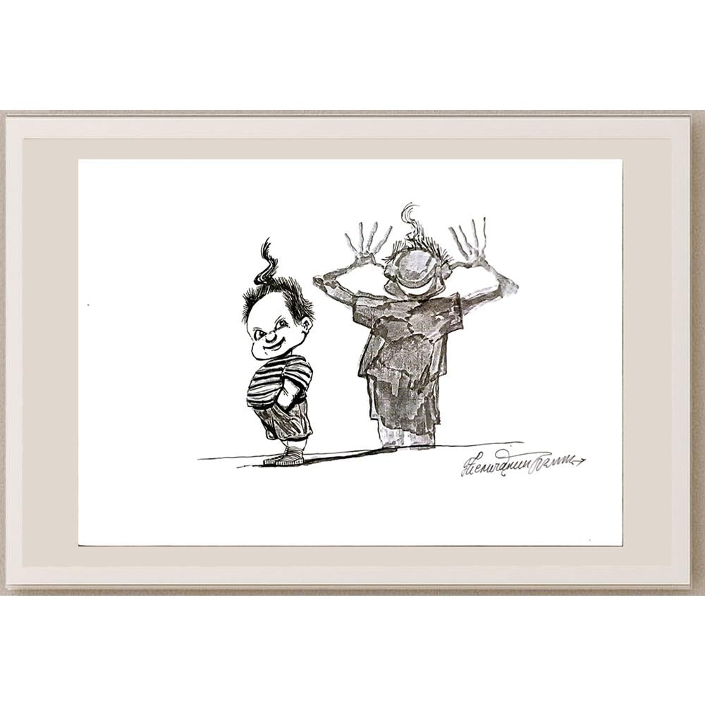 Goran Celicanin 33x21cm Orijinal Karikatür BOD06287