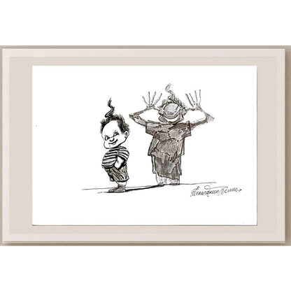 Goran Celicanin 33x21cm Orijinal Karikatür BOD06287