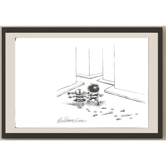 Goran Celicanin 29x21cm Orijinal Karikatür BOD06292