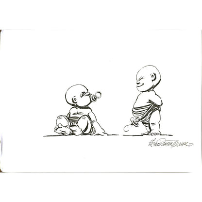 Goran Celicanin 29x21cm Orijinal Karikatür BOD06293