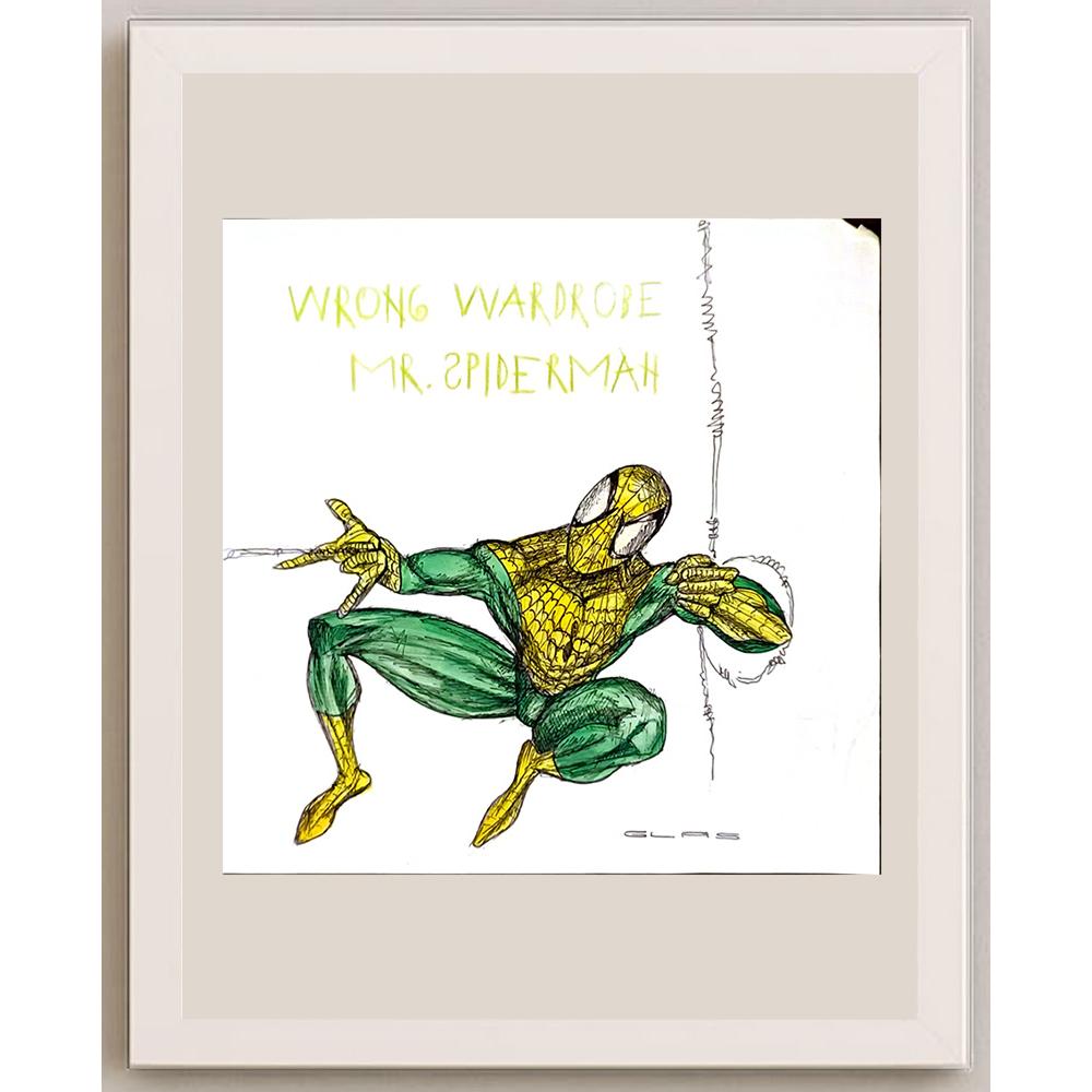 Branko Gras 21x21cm Orijinal Karikatür BOD06294