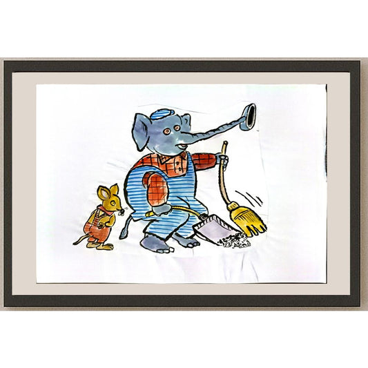 Mileta Miloradovic 29x21cm Orijinal Karikatür BOD06314
