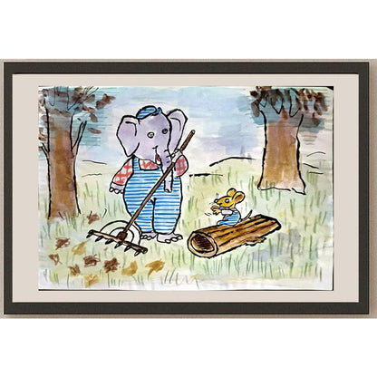 Mileta Miloradovic 29x21cm Orijinal Karikatür BOD06315