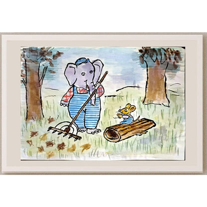 Mileta Miloradovic 29x21cm Orijinal Karikatür BOD06315