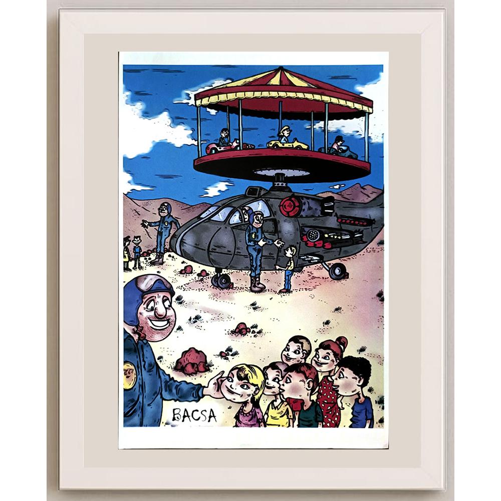 Bacsa Gergely 29x21cm Orijinal Karikatür BOD06318