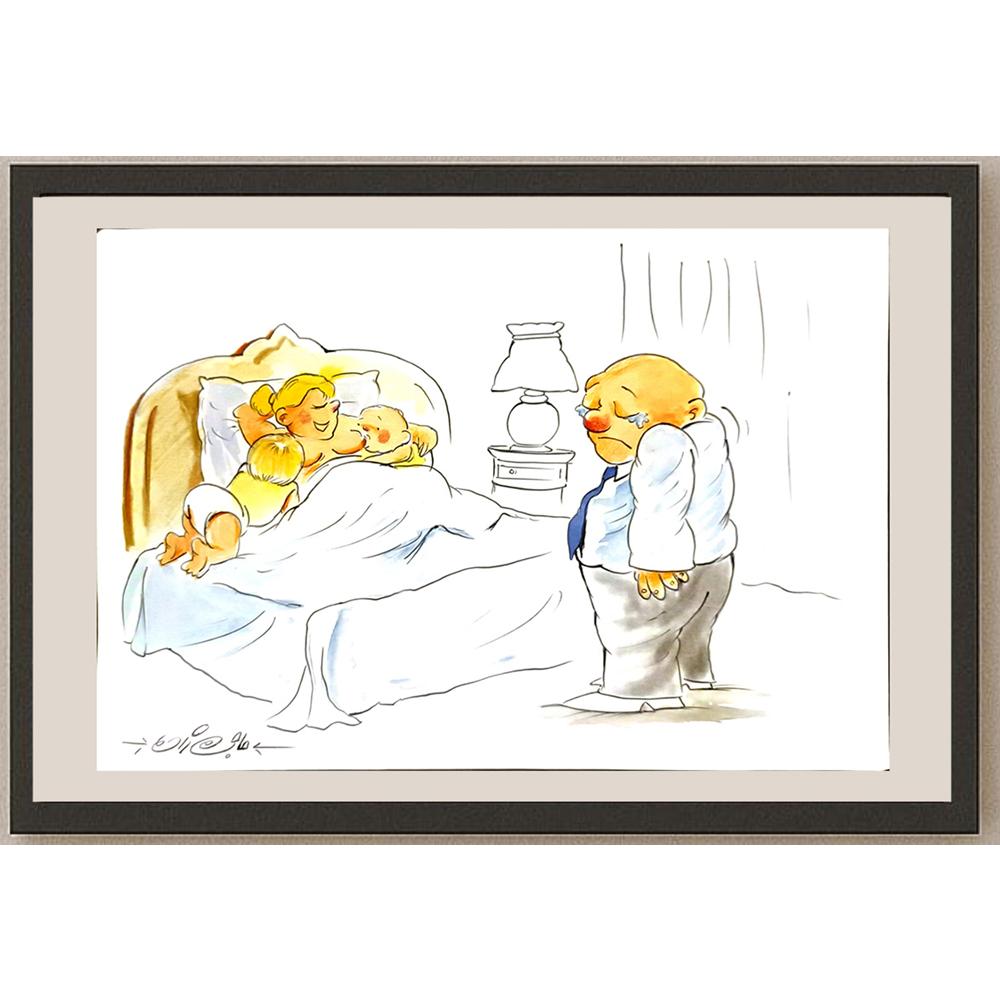 Rasoul Hajizadeh 29x21cm Orijinal Karikatür BOD06324