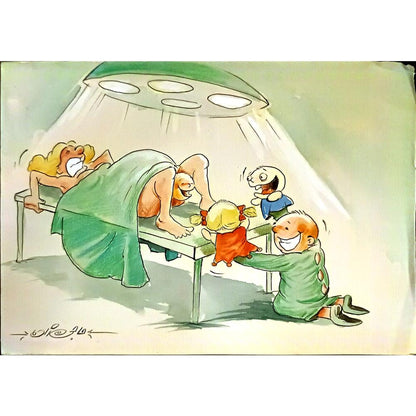 Rasoul Hajizadeh 29x21cm Orijinal Karikatür BOD06325